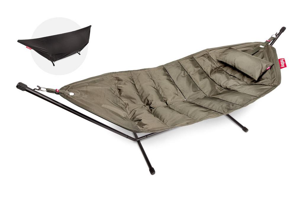 Fatboy Hangmat Taupe NIEUW incl. Kussen en hoes., Ophalen, Meerpersoons, Nieuw, Opvouwbaar