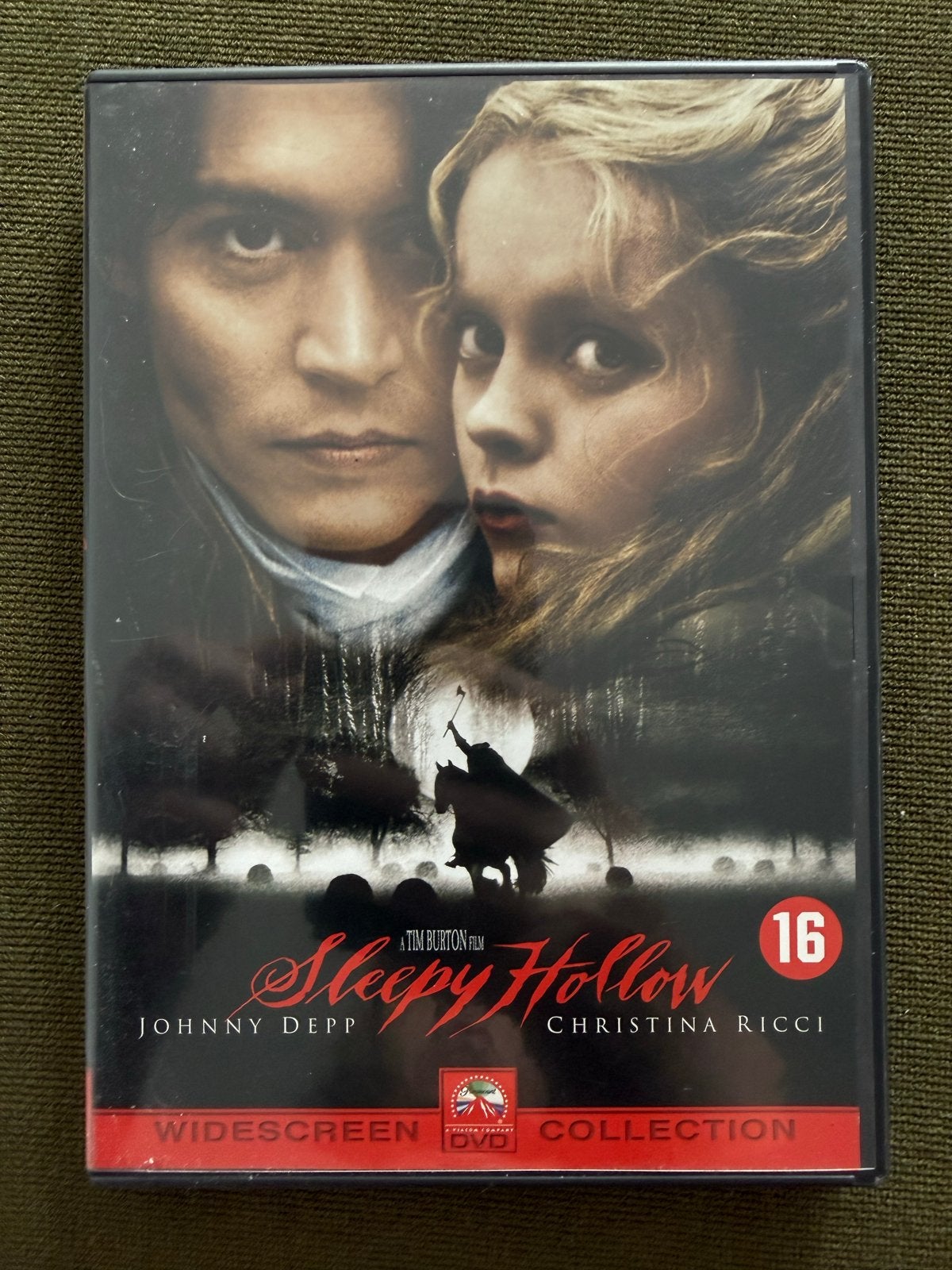 Sleepy Hollow (DVD) - Tim Burton Horrorfilm met Johnny Depp, Vanaf 16 jaar, Nederlands, Breedbeeld, Ophalen of Verzenden