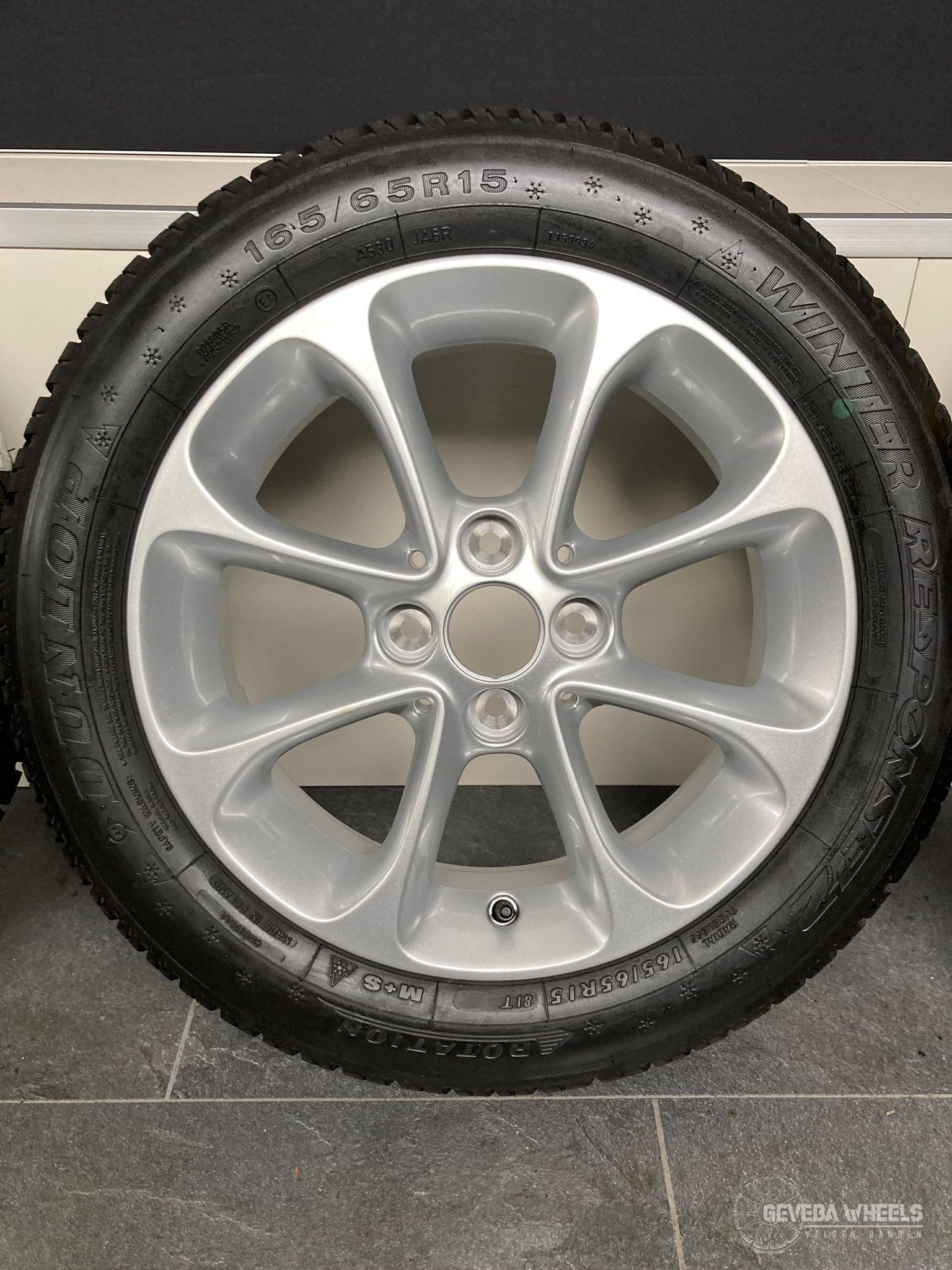 15” orig Smart Fortwo / Renault Twingo velgen + winterbanden, Gebruikt, 15 inch, -, -