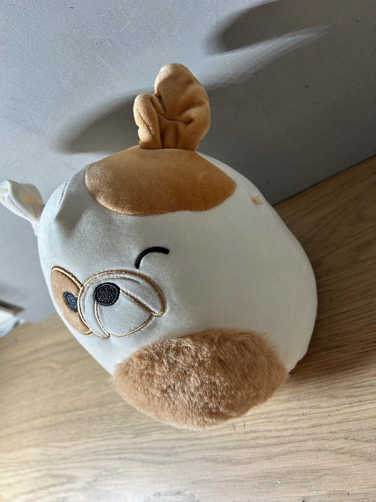 Squishmallows Knuffel Brick de Bulldog, Ophalen of Verzenden, Zo goed als nieuw, Overige typen