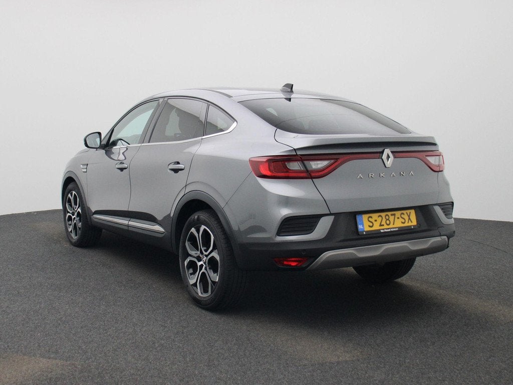 Renault Arkana 1.3 mild hybrid 160 techno | Adaptieve Cruise, Auto's, Renault, Gebruikt, Euro 6, 4 cilinders, Leder en Stof