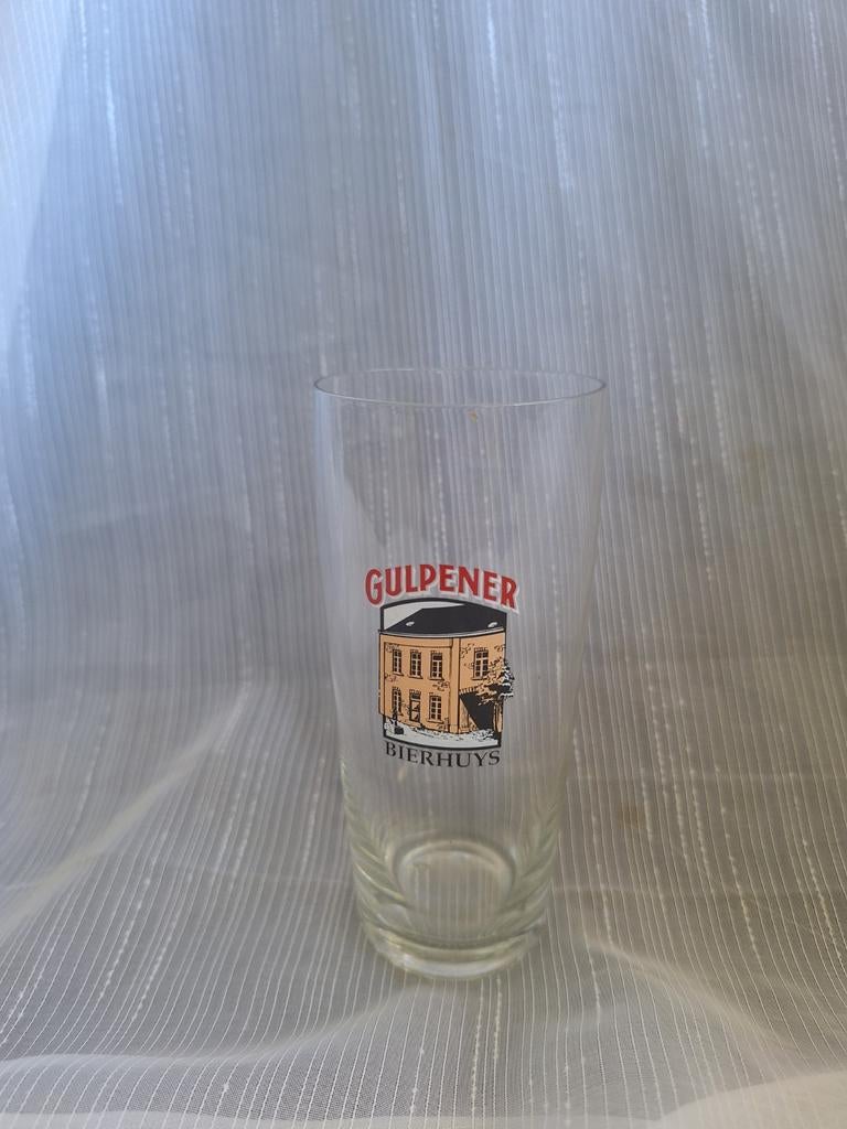 GULPENER BIERHUYS glas, Ophalen of Verzenden, Zo goed als nieuw, Glas of Glazen, Gulpener