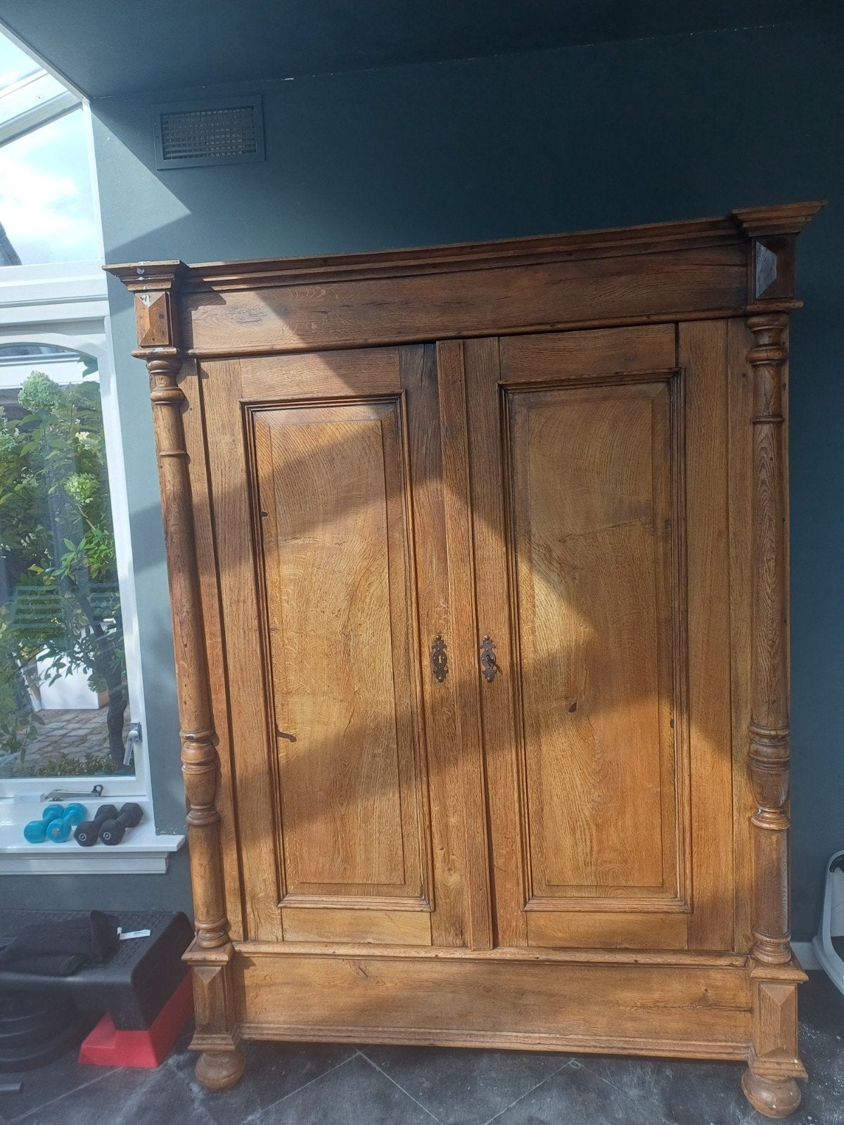 Antieke houten kast, Antiek en Kunst, Ophalen