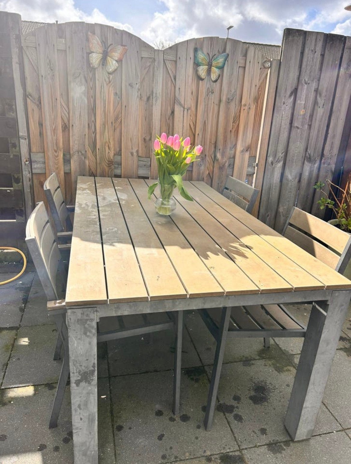 Stevige tuinset! Vandaag! ophalen ! Slechts 70 euro!!!, Ophalen of Verzenden, Zo goed als nieuw