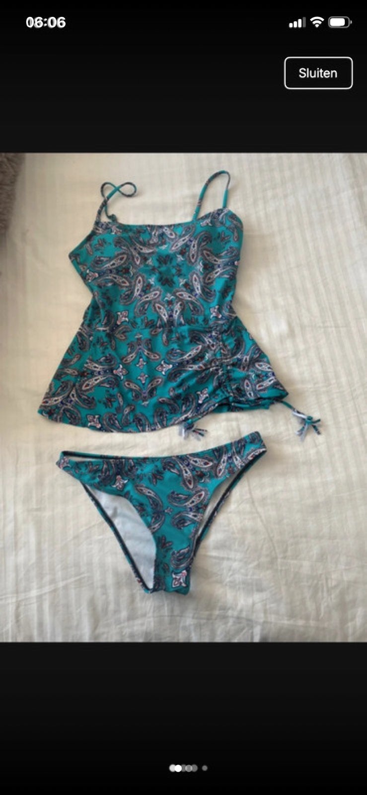 Floriday Tankini maat S, Kleding | Dames, Ophalen of Verzenden, Nieuw, Zwart, Bikini
