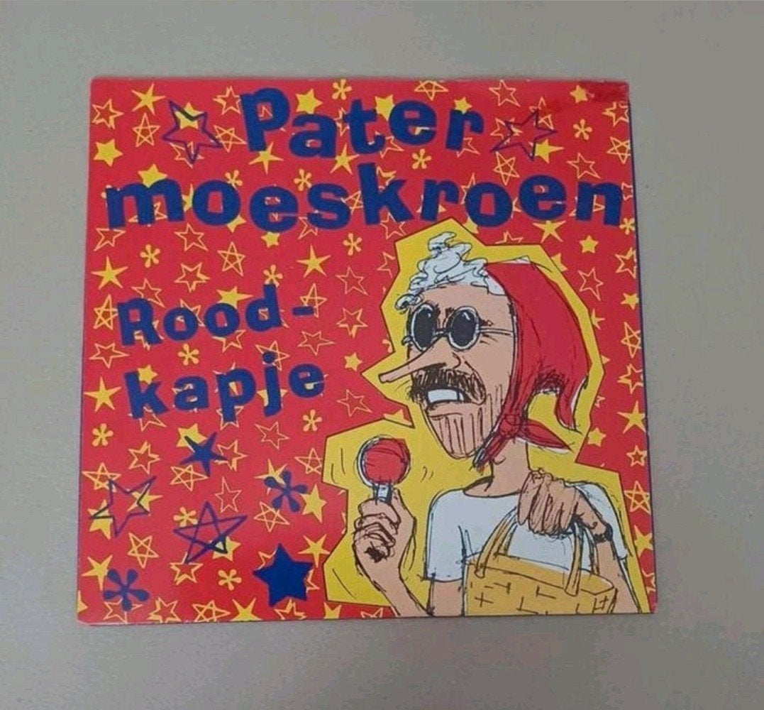 Pater Moeskroen  - Roodkapje, Cd's en Dvd's, Vinyl Singles, Gebruikt, 1990 - 1999, 7 inch, Single