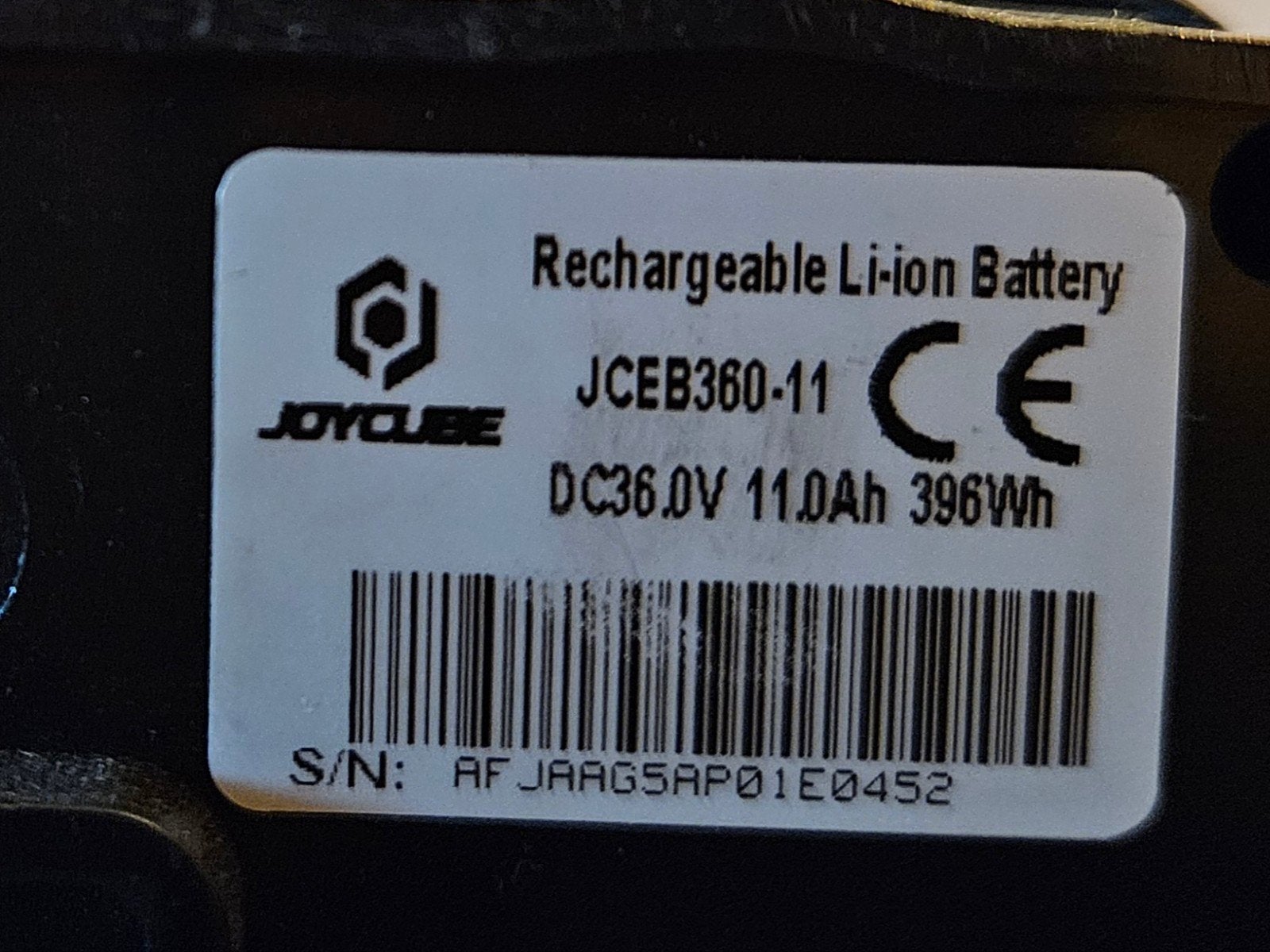 Gebruikte Stella Accu Joycube JCEB360-11 36V 11Ah, Gebruikt