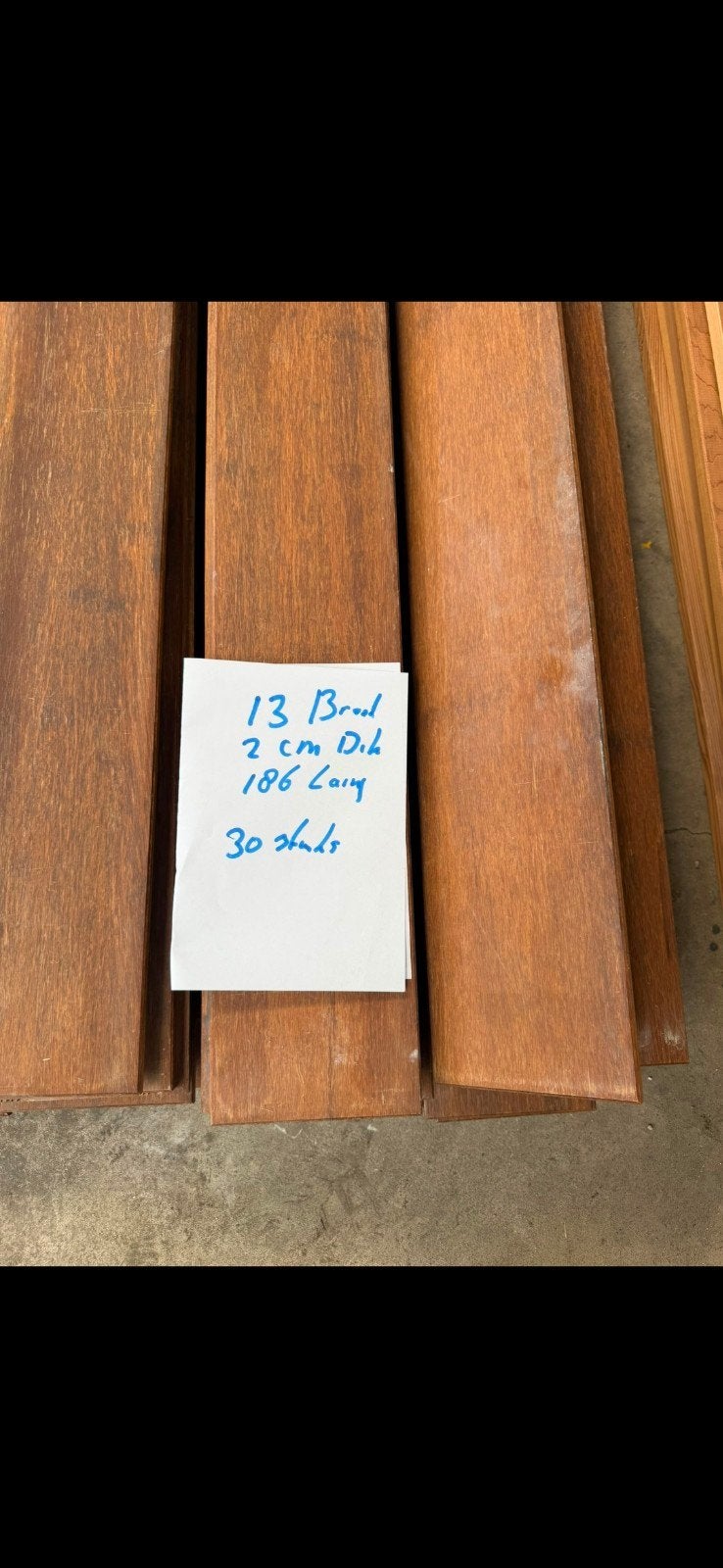 mahoniehout, Ophalen, Minder dan 25 mm, Plank, Minder dan 200 cm