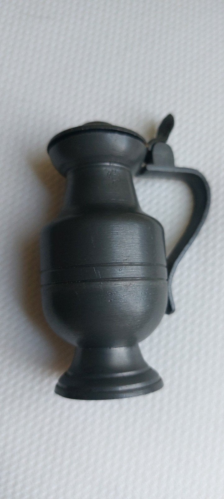 Antiek Tinnen Kannetje - 10 cm Hoog, Ophalen of Verzenden