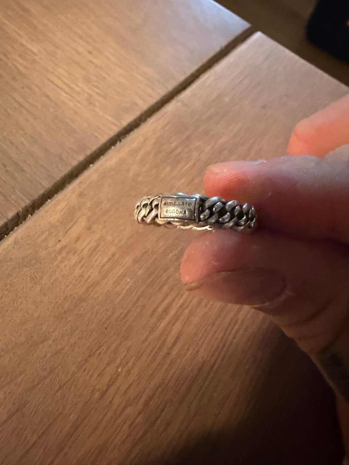 Buddha to Buddha Nathalie ring, maat 19 zilver, 18 tot 19, Ophalen of Verzenden, Zo goed als nieuw, Dame of Heer
