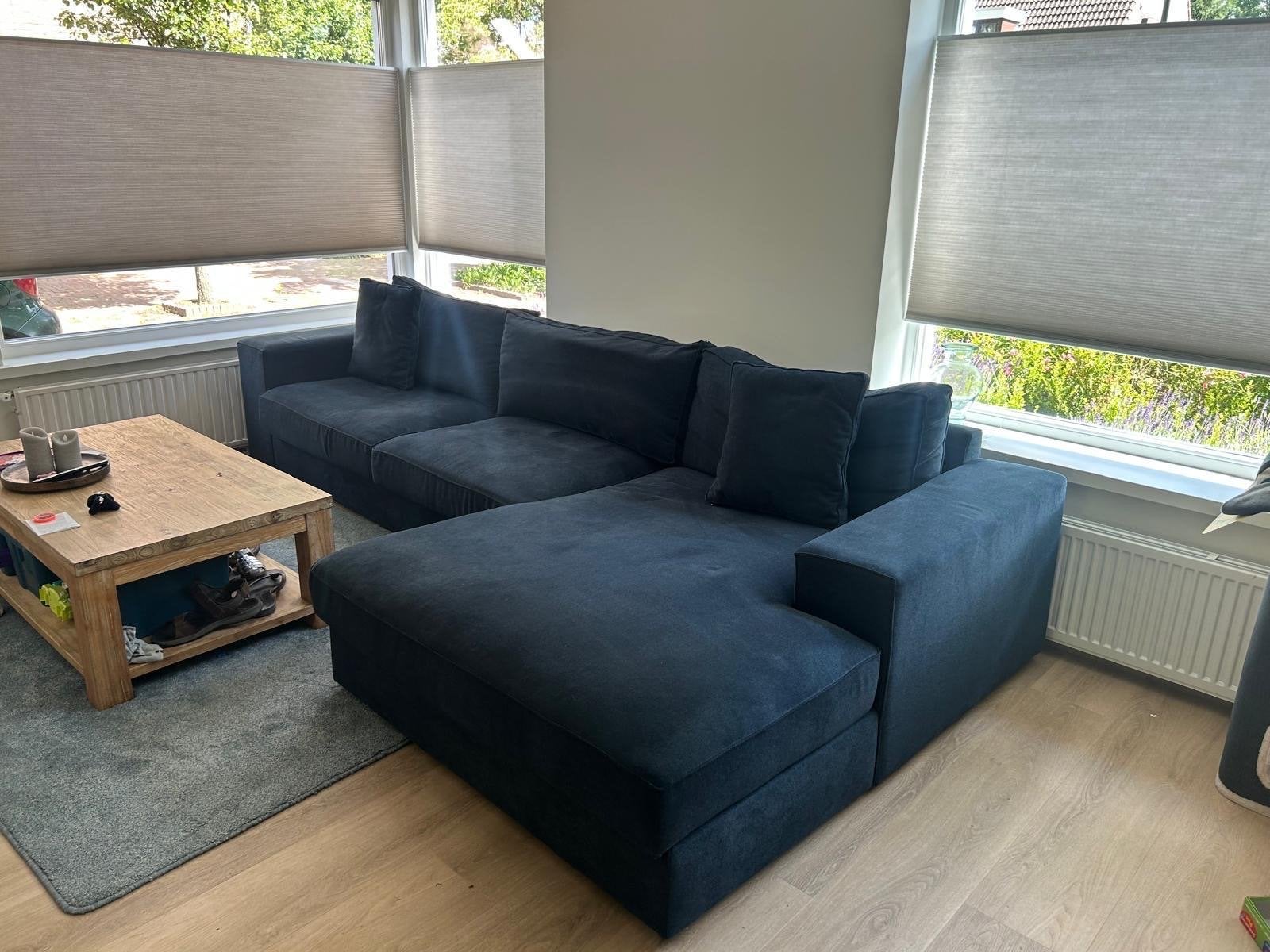 Ruime Room108 hoekbank - Mine Royalblue 47, Huis en Inrichting, Ophalen, Gebruikt, 300 cm of meer, Vierpersoons of meer
