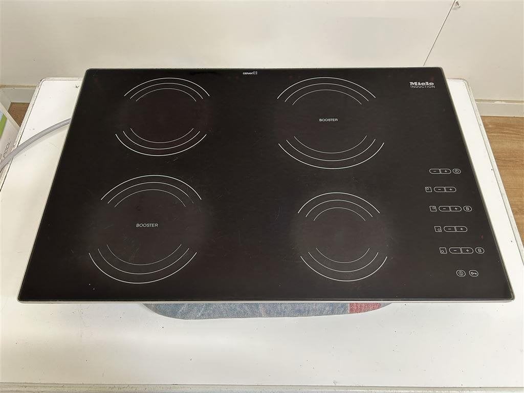 Miele inductie Glasplaat 4 Pit, Ophalen of Verzenden, Gebruikt