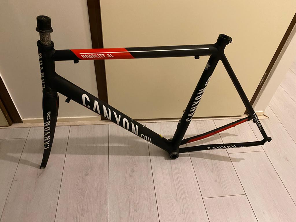 Canyon Roadlite AL Frame - Zo goed als nieuw, Frame, Ophalen of Verzenden, Zo goed als nieuw, Aluminium