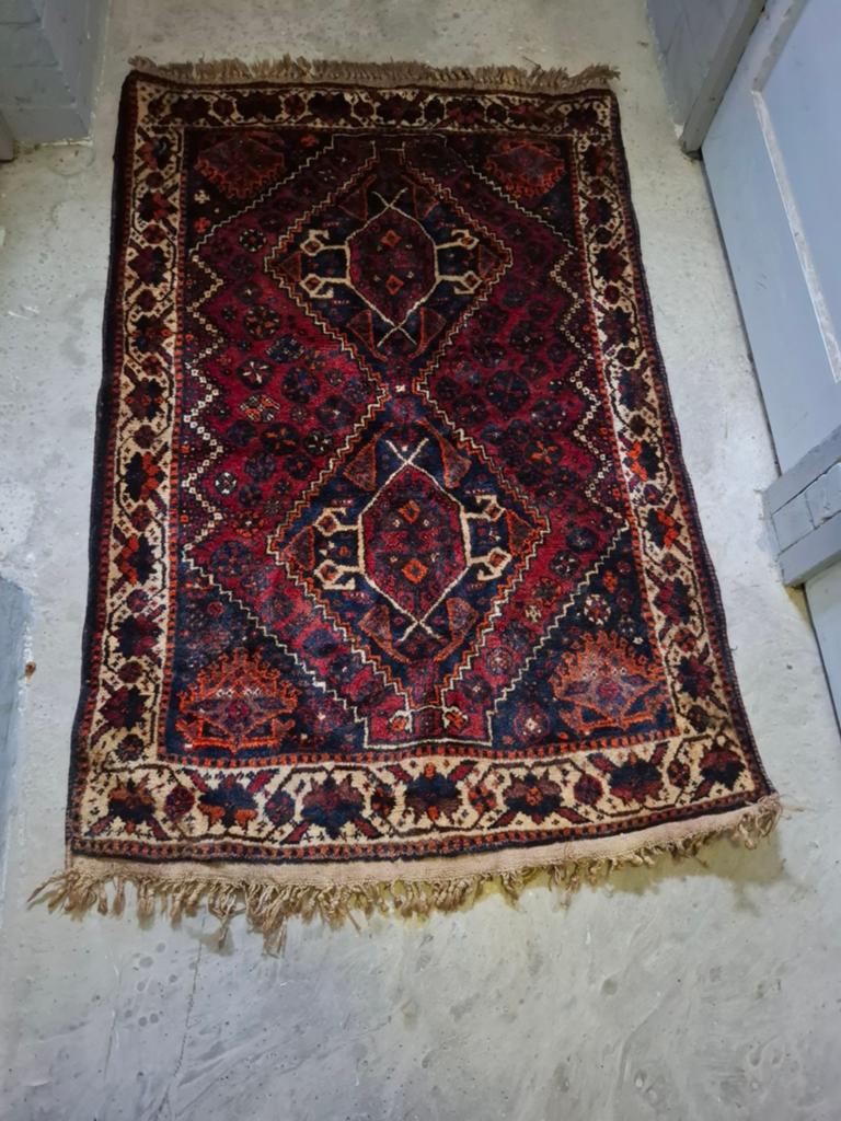 Perzische tapijten 3 x, 100 tot 150 cm, Zo goed als nieuw, Rechthoekig, 50 tot 100 cm