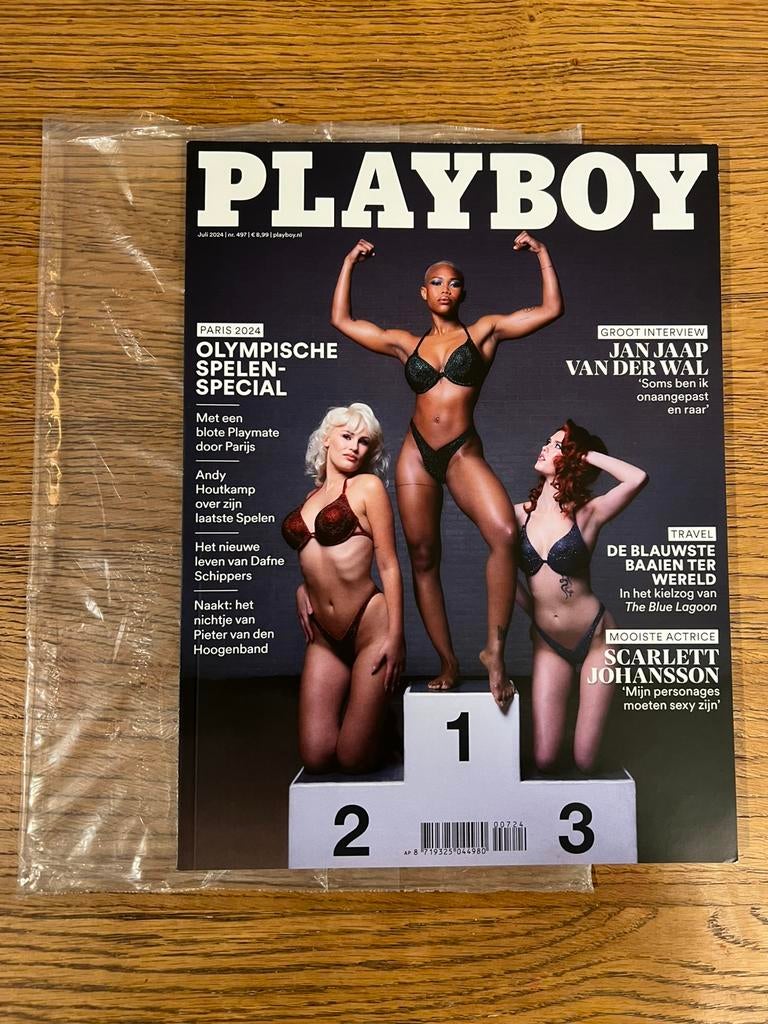 Playboy Magazine Juli 2024 - Olympische Spelen Special, Ophalen of Verzenden, Nieuw