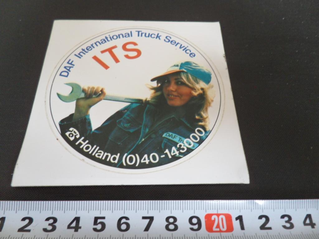 sticker EHV DAF International Truck Service ITS Eindhoven, Verzamelen, Ophalen, Zo goed als nieuw