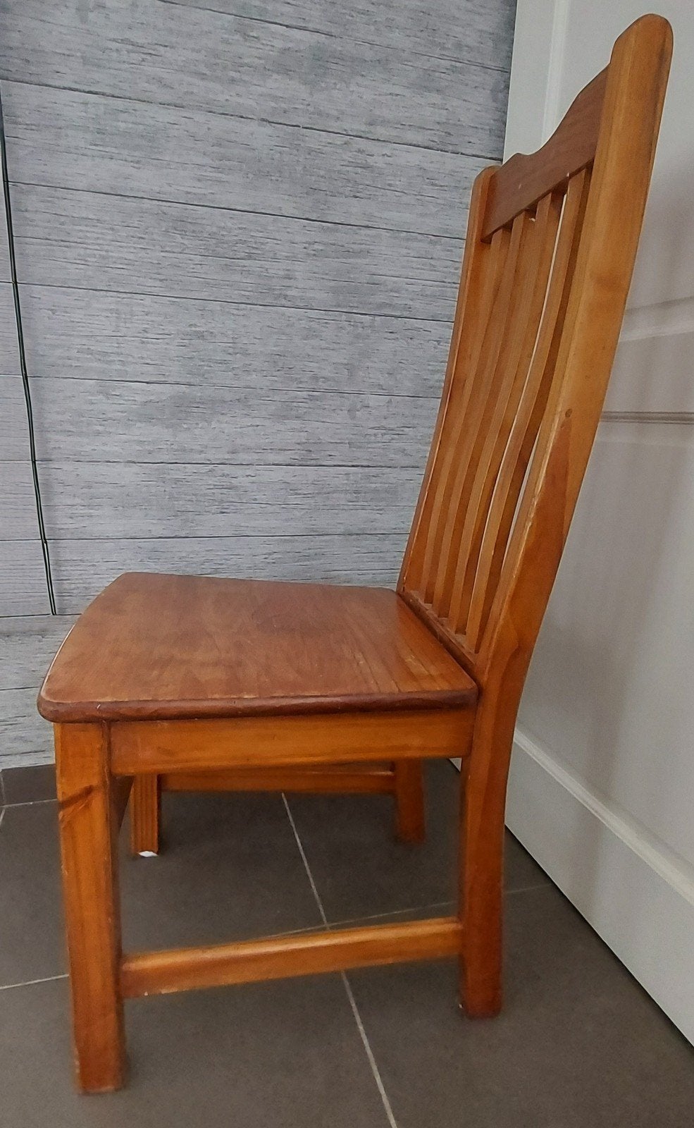 Houten stoelen, Huis en Inrichting, Ophalen, Gebruikt, Bruin