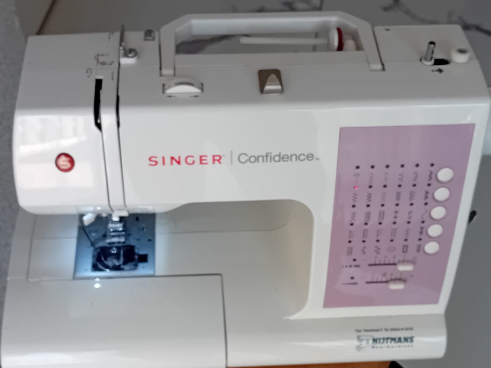 Singer Confidence 7463 Naaimachine, Ophalen of Verzenden, Zo goed als nieuw, Naaimachine, Singer