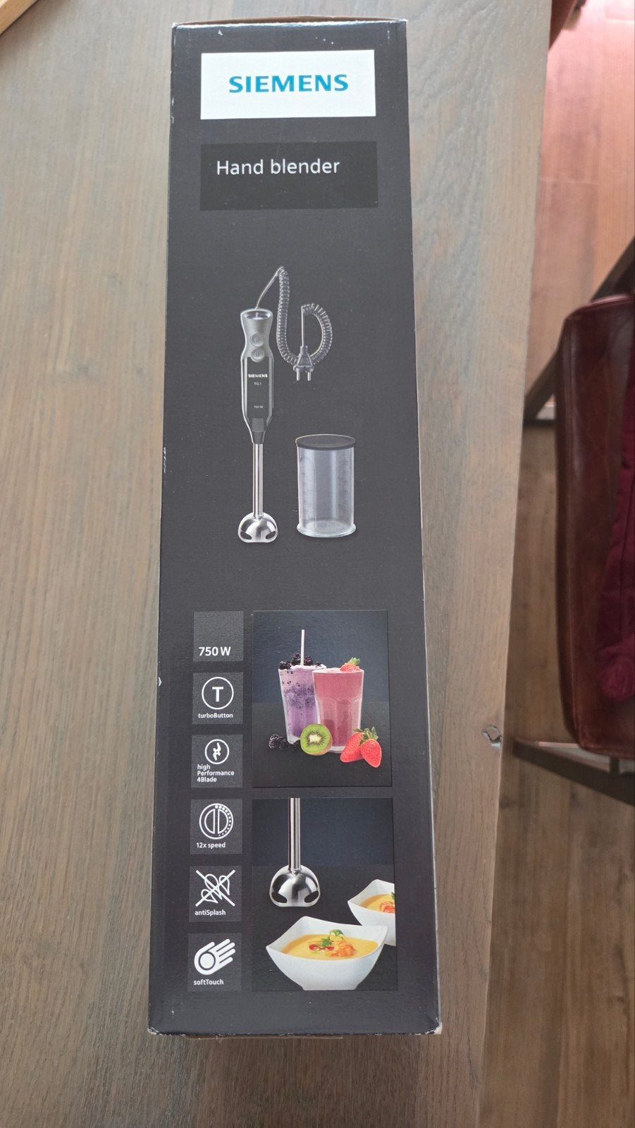 Siemens MQ67110 Handblender - 750W, Nieuw in doos, Witgoed en Apparatuur, Ophalen of Verzenden, Nieuw, Blender