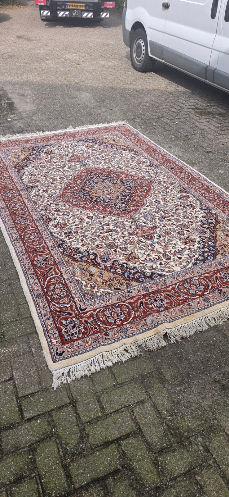 prachtig groot handgeknoopt Perzisch tapijt 300x200!, Perzisch, 200 cm of meer, Ophalen of Verzenden, Zo goed als nieuw