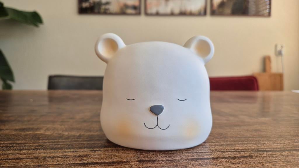 Nachtlampje beertje, Kinderen en Baby's, Ophalen of Verzenden, Zo goed als nieuw, Lamp