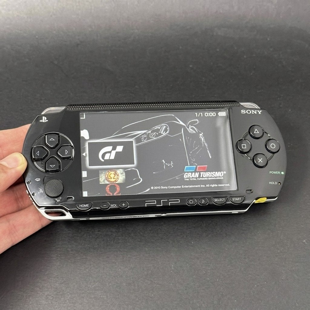 PSP 32GB met onbeperkt games - Klaar om te spelen!, Zwart, Ophalen of Verzenden, PSP, Gebruikt