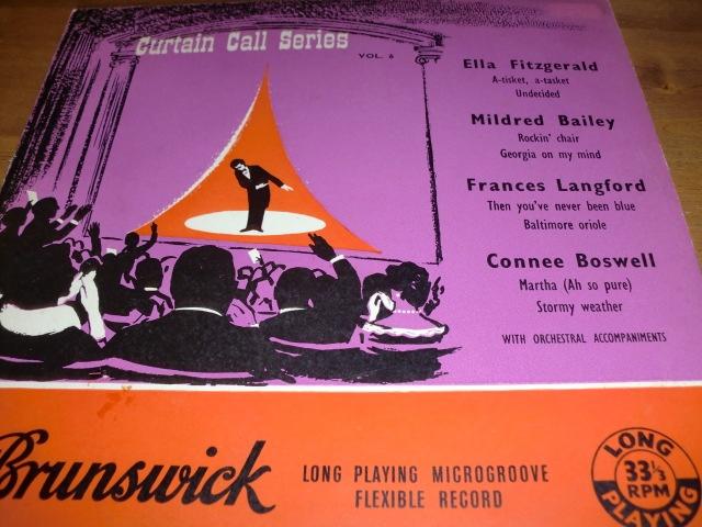 Curtain Call Series Volume 6 Brunswick  LP 10"  UK  1954, Ophalen of Verzenden, Gebruikt, 10 inch, Jazz