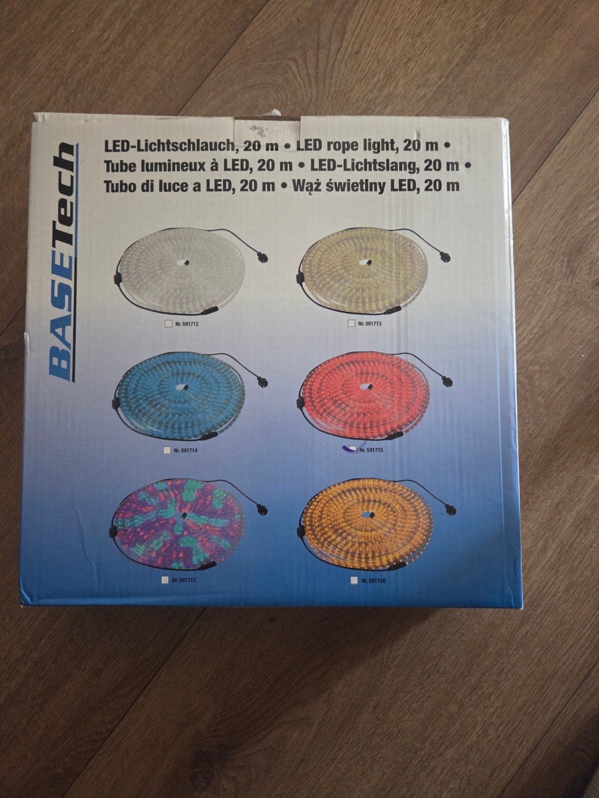 BASETECH LED-lichtslang 20m rood, nieuw in doos, Ophalen, Nieuw, Rood, Overige merken