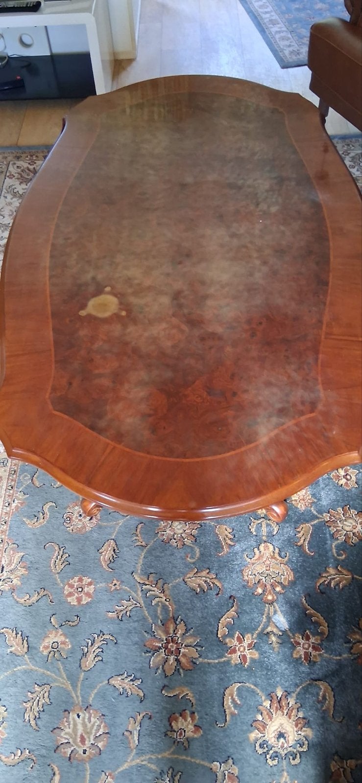 Elegante antieke woonkamertafel - Biedermeier Design, Ophalen, 50 – 75, Gebruikt, 100 tot 150 cm