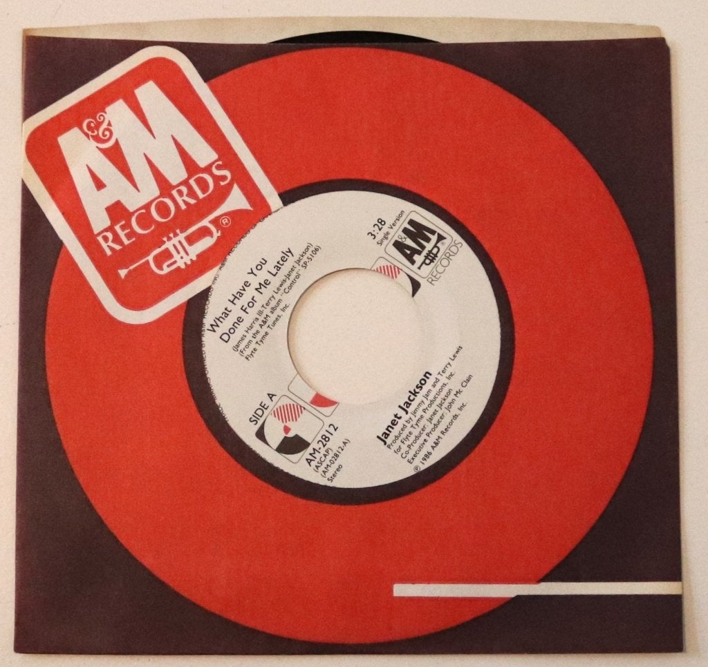 Janet Jackson -What Have You Done For Me Lately- 7in – 1986, Ophalen, Gebruikt, 7 inch, Pop
