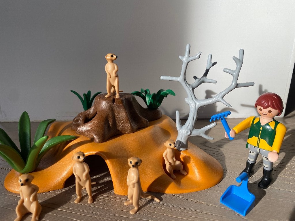 Playmobil 4853 - Stokstaartjes - compleet, Ophalen of Verzenden, Zo goed als nieuw, Complete set