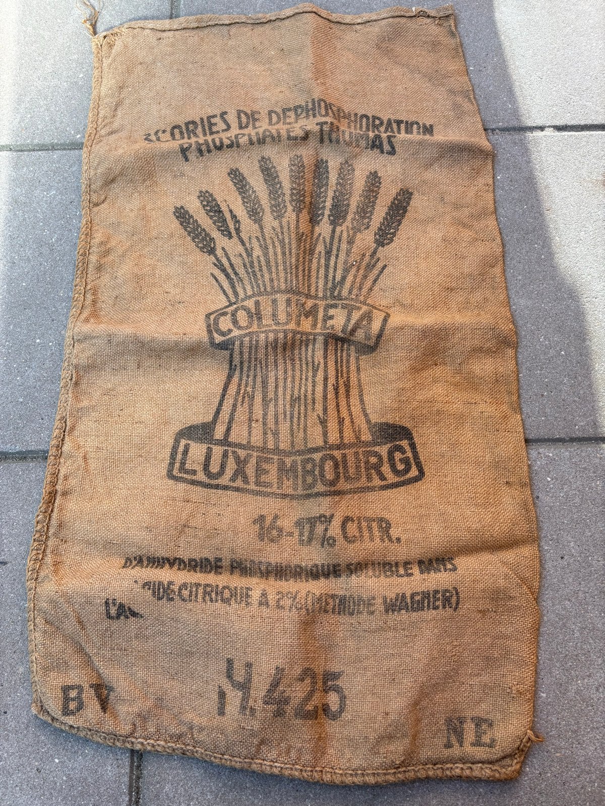 Franse jute COLUMETA Luxembourg, Antiek en Kunst, Ophalen of Verzenden