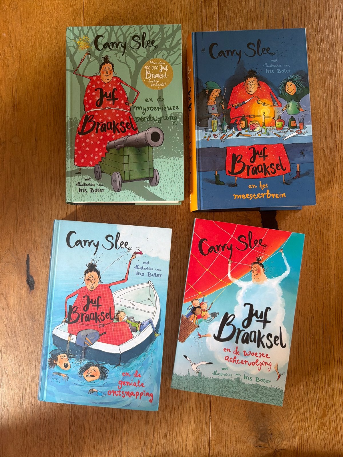 Juf Braaksel boekenreeks - Carry Slee (4 boeken), Boeken, Ophalen of Verzenden, Zo goed als nieuw, Fictie algemeen