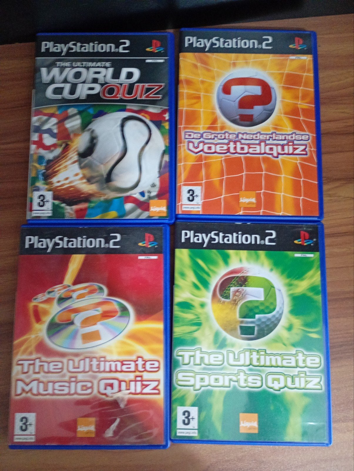 PlayStation 2 Quiz Games: Voetbal, Muziek, Sport, Gebruikt, Overige genres, Ophalen of Verzenden, 3 spelers of meer