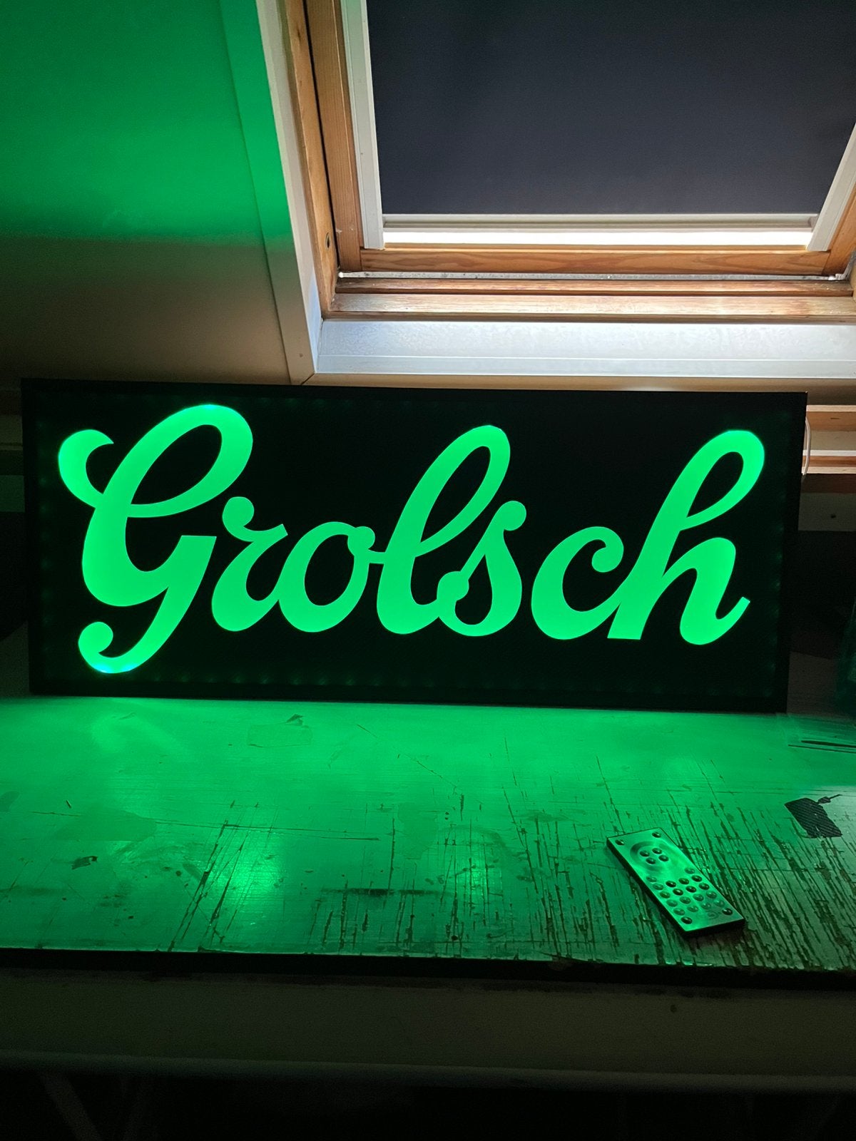 Grolsch verlichting, Verzamelen, Ophalen of Verzenden, Zo goed als nieuw, 1970 tot heden, Wurlitzer