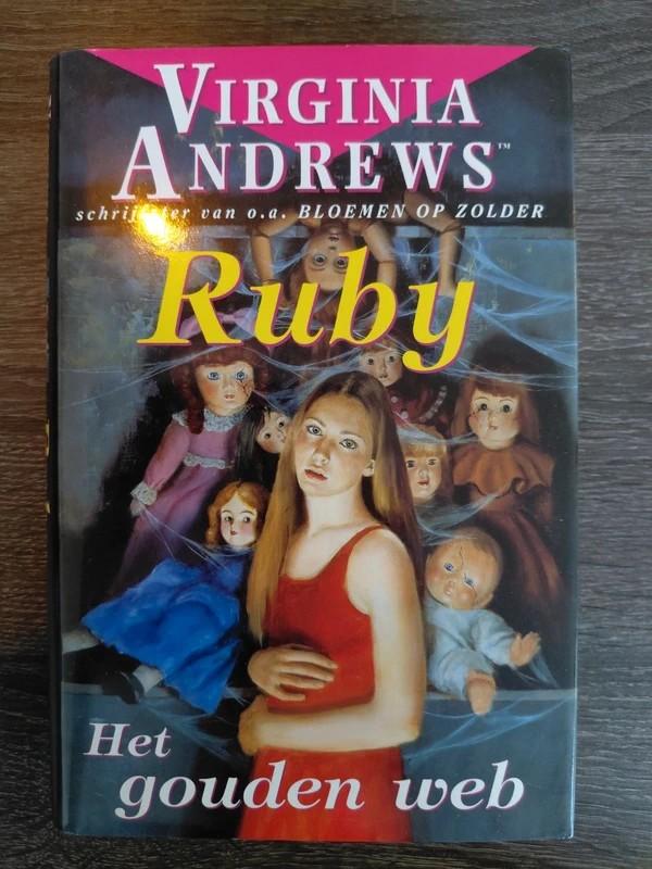 Ruby: Het gouden web - Virginia Andrews, Ophalen of Verzenden, Gelezen, Virginia Andrews, Nederland