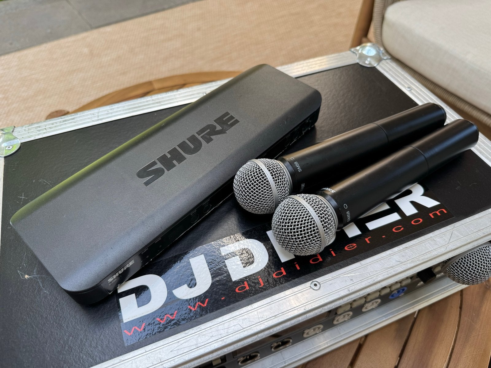 Shure BLX288 K14 draadloos systeem met 2x SM58 microfoons, Ophalen of Verzenden, Zo goed als nieuw, Zangmicrofoon, Draadloos