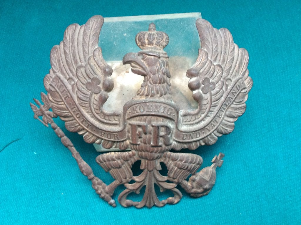 Preussen Stirnplatte WW1, Verzenden, Landmacht, Duitsland, Embleem of Badge