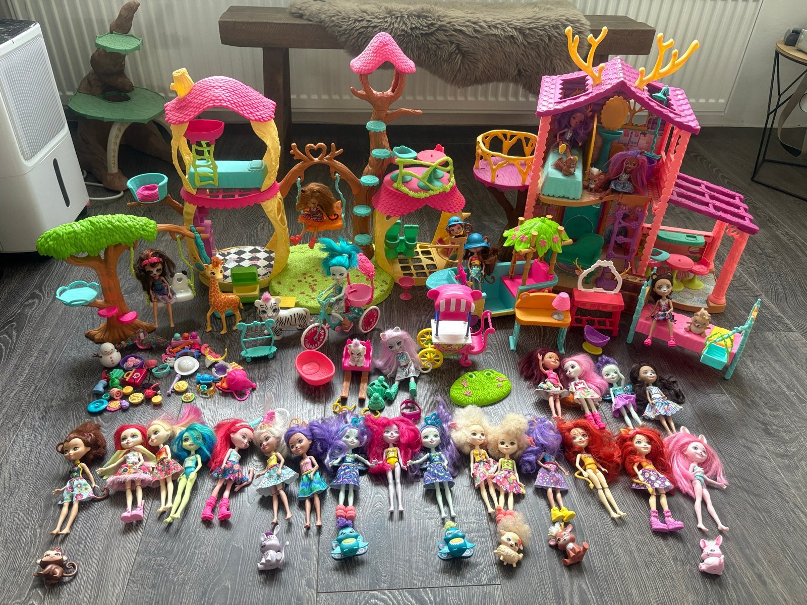 Grote partij Enchantimals poppen en speelsets, Ophalen, Gebruikt, Overige typen