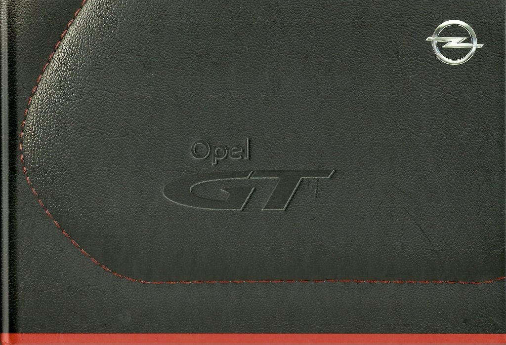 Opel GT roadster folder, Ophalen of Verzenden, Zo goed als nieuw, Opel