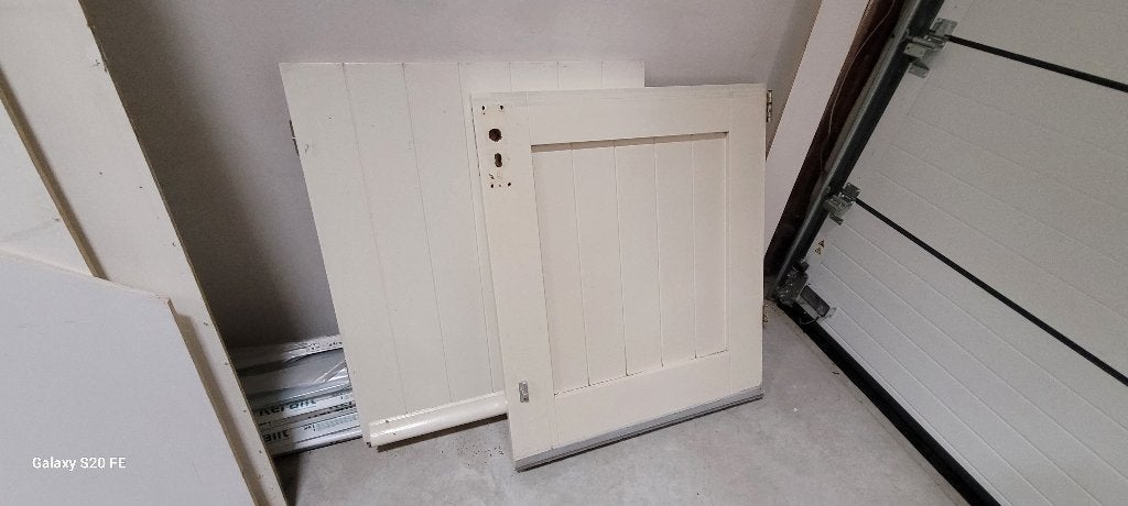 Voordeur hardhout, Ophalen, Gebruikt, 80 tot 100 cm, Buitendeur