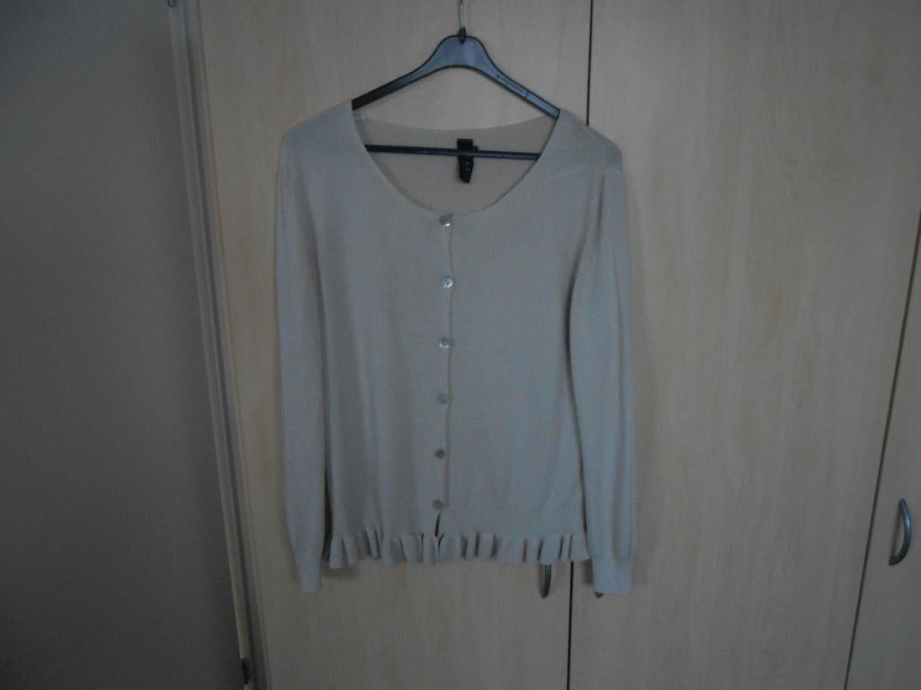 Mooi beige vest maat S/M van IZ NAIZ, Beige, IZ Naiz, Ophalen of Verzenden, Zo goed als nieuw