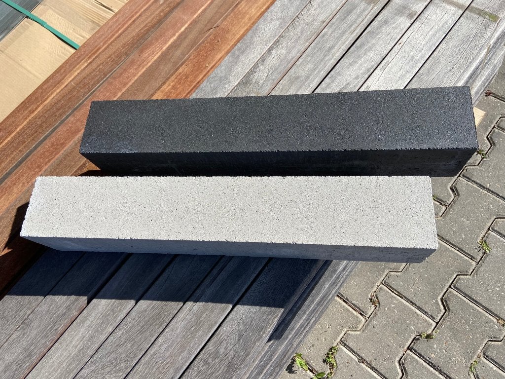 Stapelblok Brickline 10x10x60 cm Black & Light Grey - J&W 66, Ophalen, Blok, Nieuw, Nvt