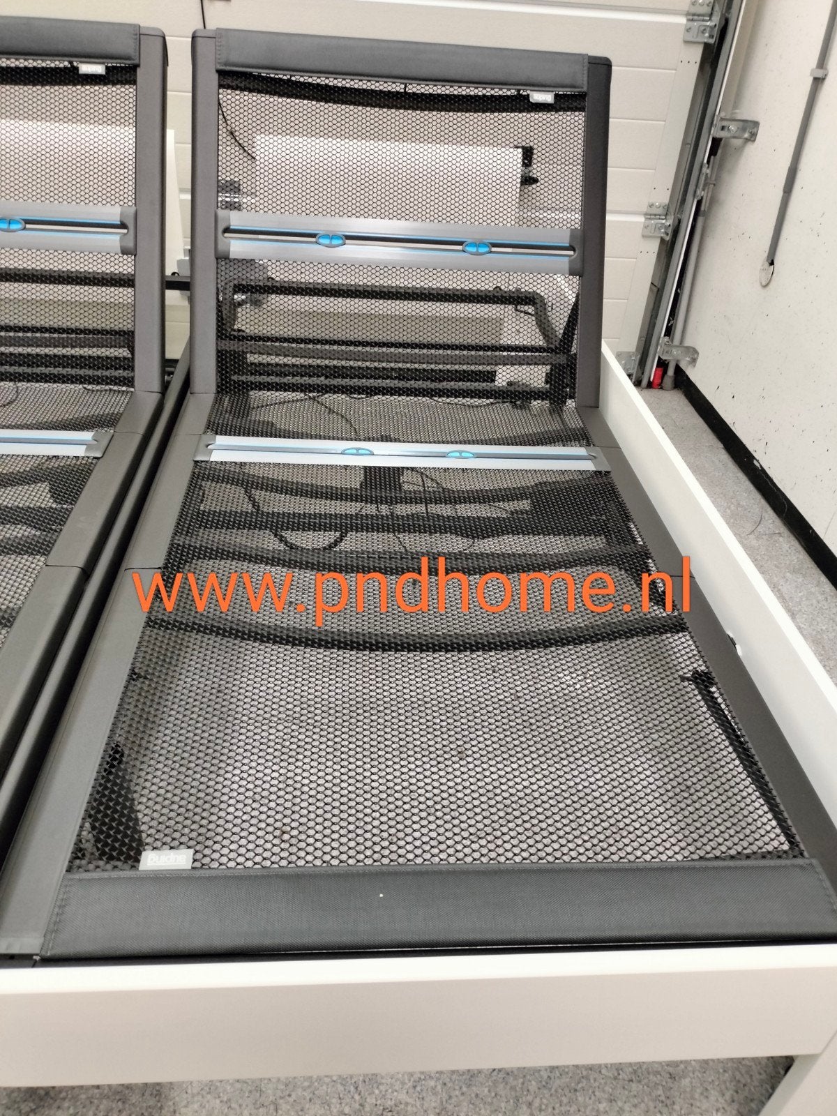 Auping Auronde deelbaar bed 180x200 elektrische verstelbaar, Verstelbaar, Verzenden, Tweepersoons, Zo goed als nieuw