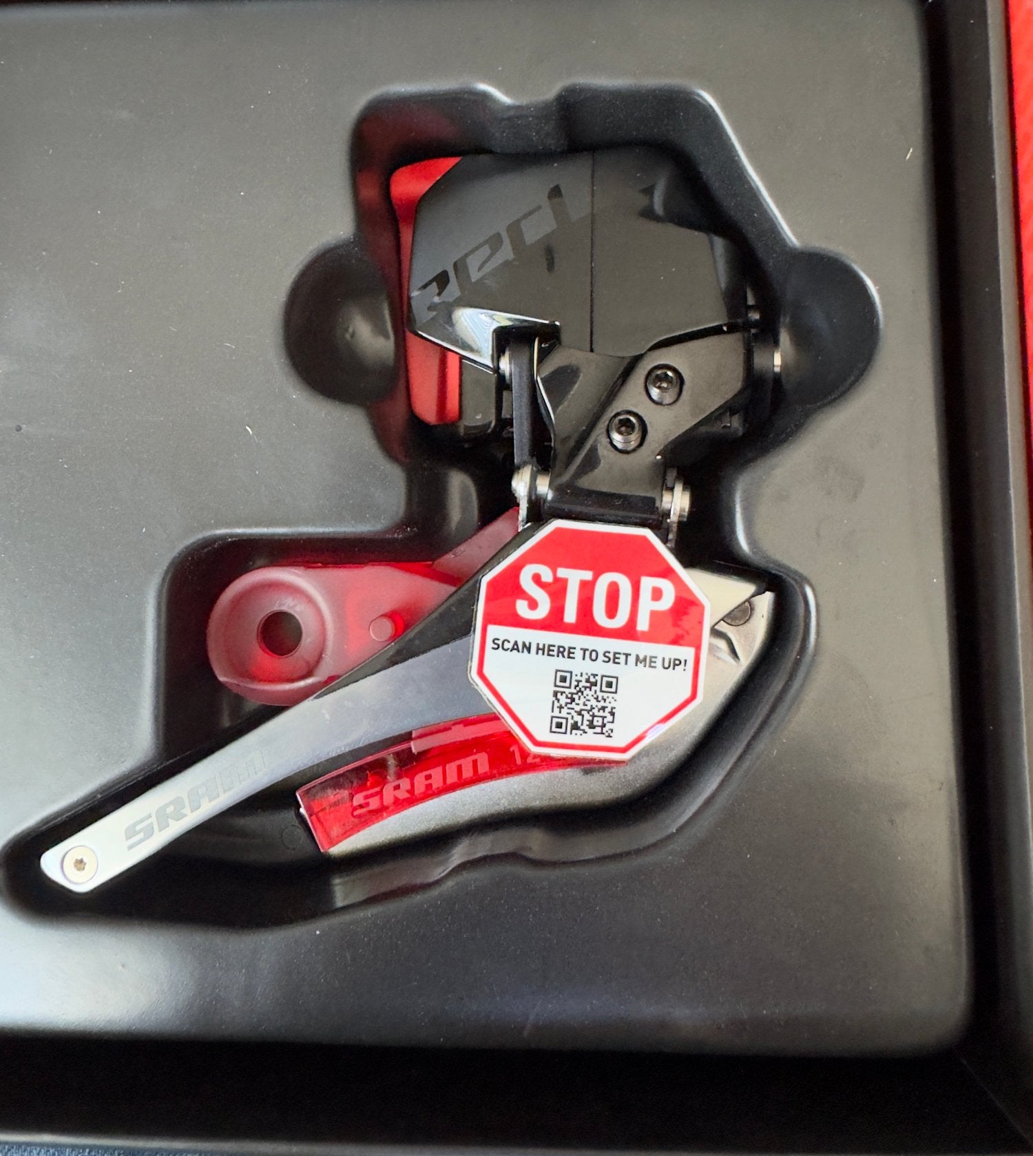 Sram Red eTap AXS voorderailleur, Fietsen en Brommers, Fietsonderdelen, Ophalen of Verzenden, Nieuw, Racefiets, Derailleur of Ketting