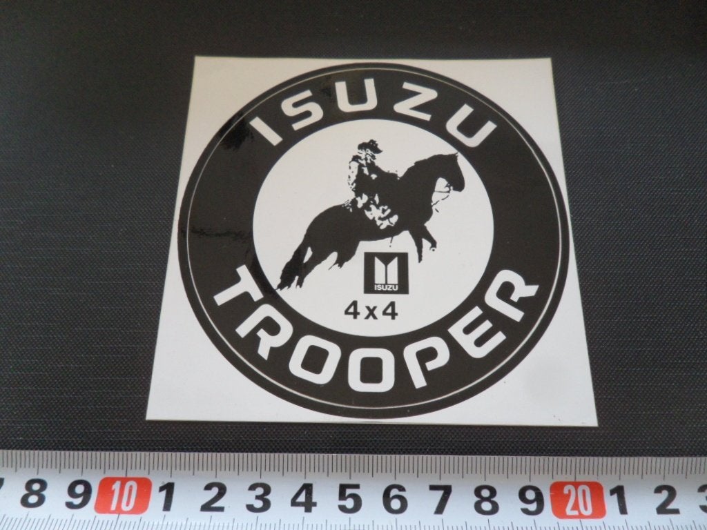 sticker ISUZU TROOPER 4x4, Ophalen, Zo goed als nieuw