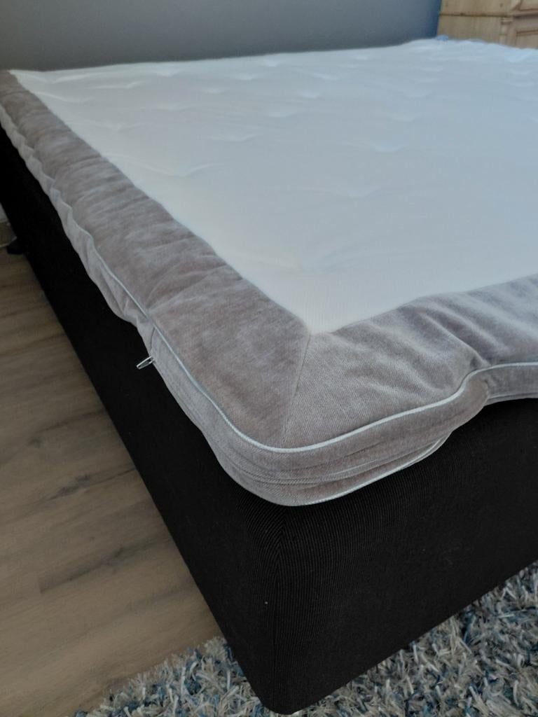 Top boxspring, Ophalen, Zo goed als nieuw, 220 cm, 120 cm