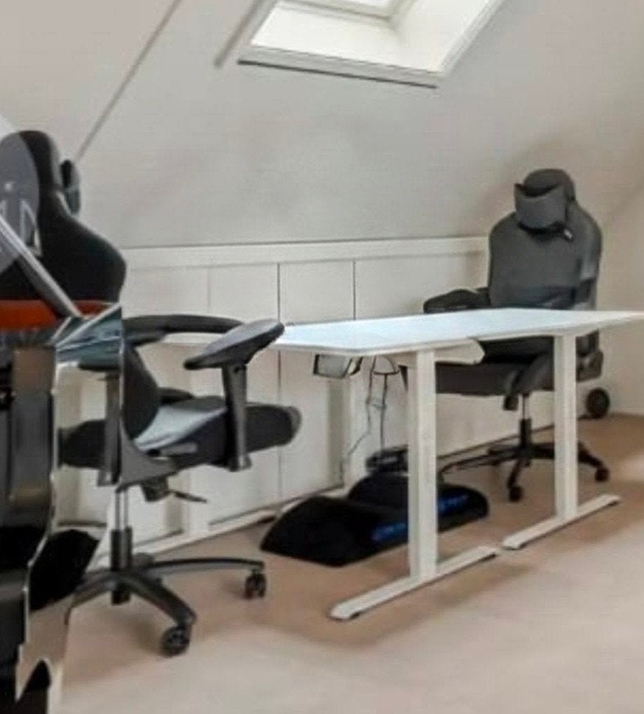 Complete thuiswerkplek voor 2, Ophalen, Zwart
