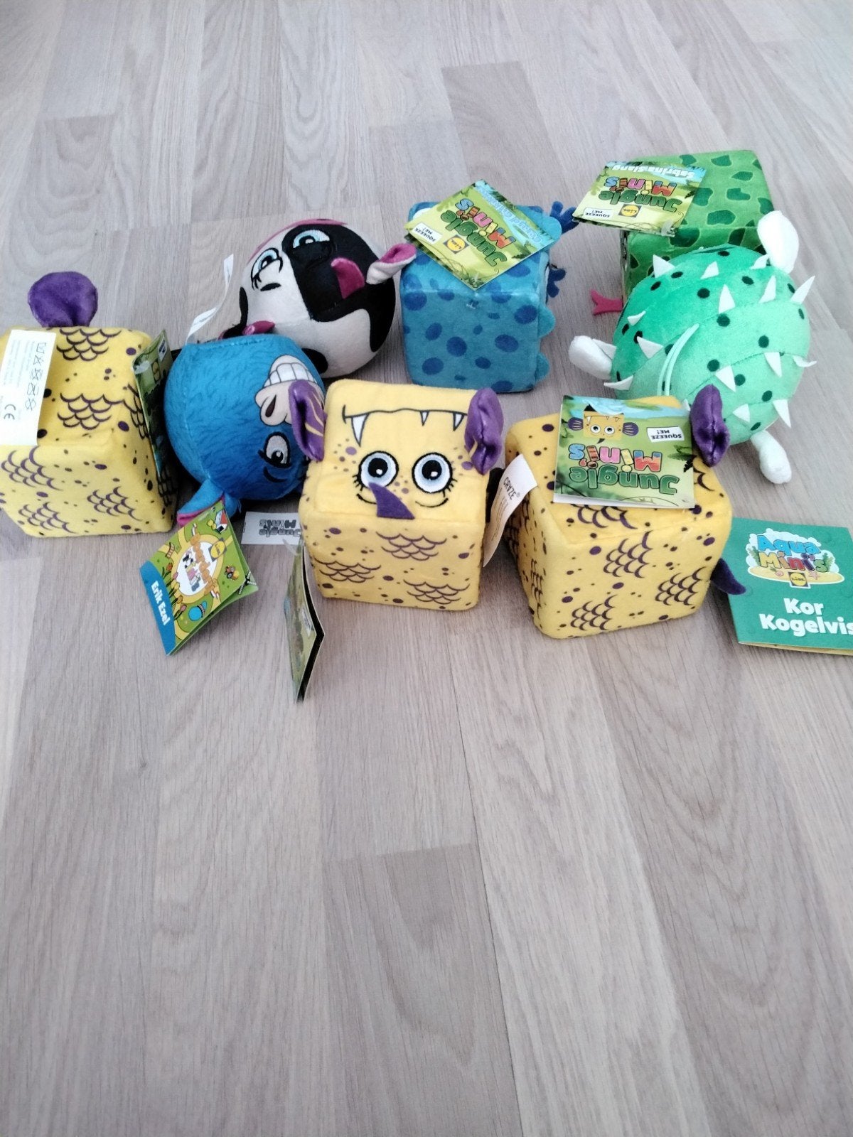 Diverse knuffels - Lidl Jungle Minis & Aqua Minis, Lidl, Overige karakters, Overige typen, Ophalen of Verzenden