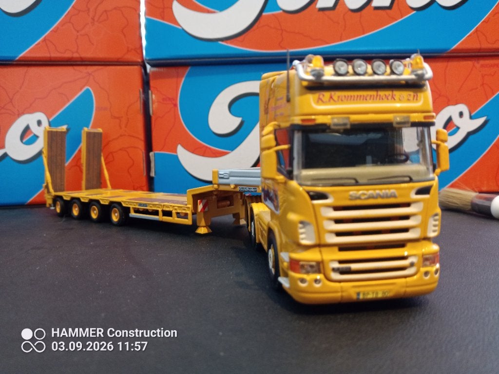 Tekno Scania R Topline Krommenhoek, Hobby en Vrije tijd, Modelauto's | 1:50, Ophalen of Verzenden, Nieuw, Bus of Vrachtwagen, Tekno
